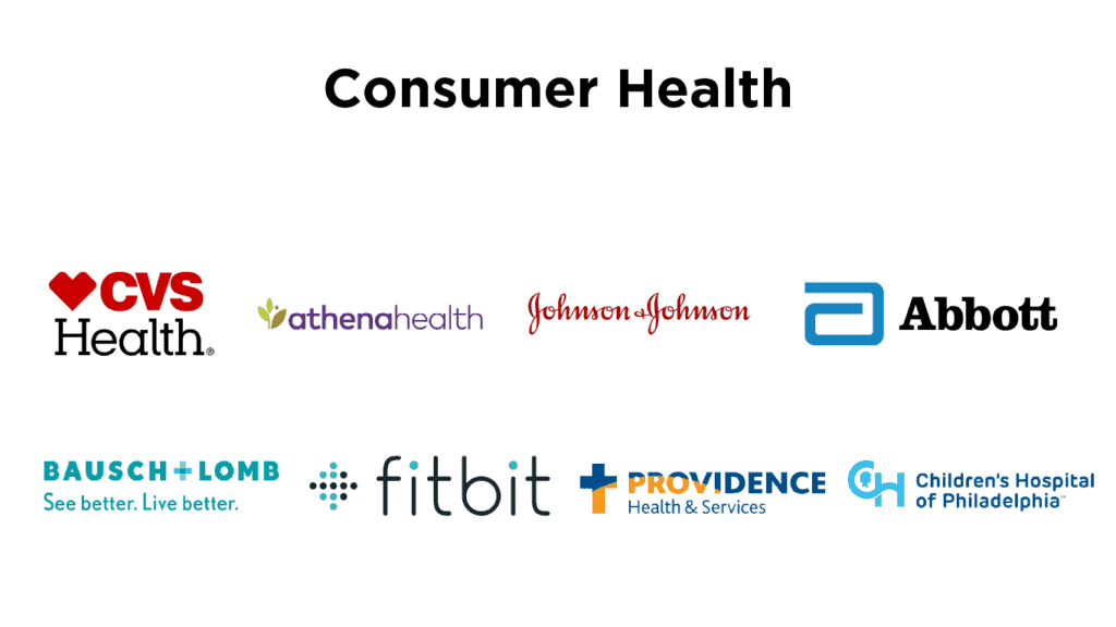 Consumer health logos