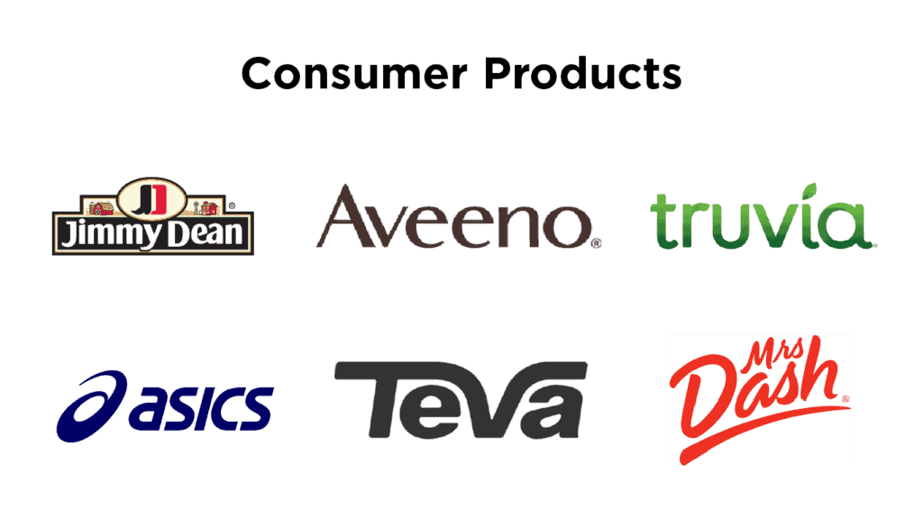 consumer products logos