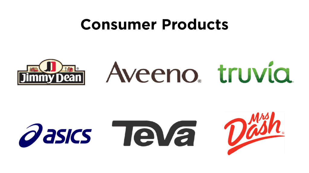 consumer products logos